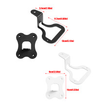 Home Speaker Wall Brackets for WiiM Sound, Metal Speaker Support Wall Mount White