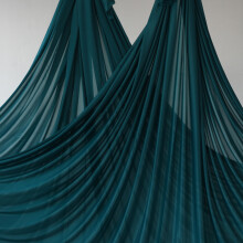 (Dark green) 7m Aerial Silk Fabric Yoga Hammock, Silks Swing, Gym Fitness at Home, Outdoor Anti-Gravity, Body Building, Pilates Yoga Belt,