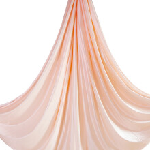 (Light coral) 7m Aerial Silk Fabric Yoga Hammock, Silks Swing, Gym Fitness at Home, Outdoor Anti-Gravity, Body Building, Pilates Yoga Belt,