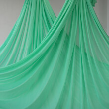(Fruit green) 5 Meters Aerial Yoga Hammock Fabric Yoga Aerial Silks Anti-Gravity Body Building Fitness for GYM Home Pilates Yoga Belt