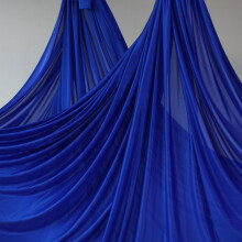 (Royal blue) 5 Meters Aerial Yoga Hammock Fabric Yoga Aerial Silks Anti-Gravity Body Building Fitness for GYM Home Pilates Yoga Belt