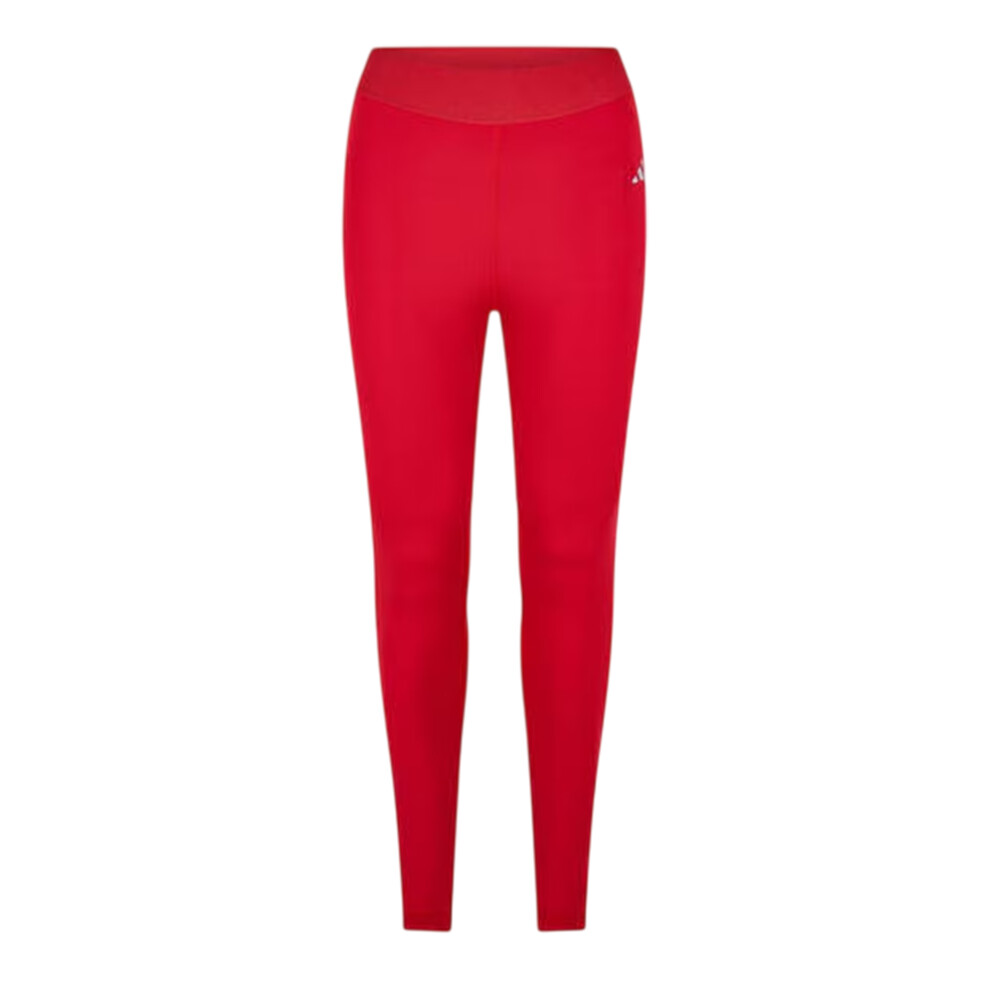 Adidas (12 Uk R, Red) Womens/Ladies Bar Logo Mid Rise Leggings