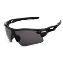 (Black)Outdoor Sport Cycling Bicycle Bike Riding Sunglasses Eyewear Goggle Uv400 Lens
