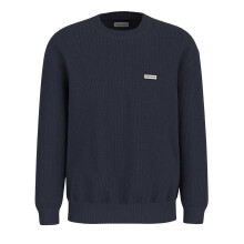 (XL, Ocean Blue) Guess Mens Knitted Long-Sleeved Jumper