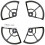 4pcs Quick Release FPV Propeller Guards Rings Protectors for Micro Quadcopter 2