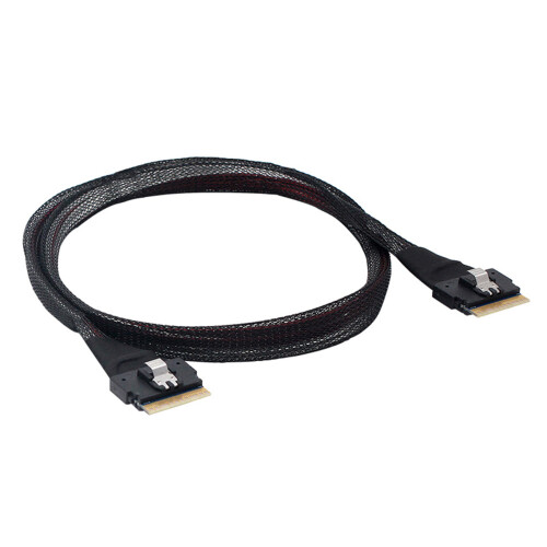 Internal Data Cable SFF-8654 8i to SFF-8654 8i for Storage Routing Work Needs 50cm 1