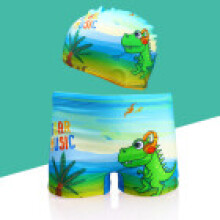 (Music Dino,XXL(Child))Toddler Boys Swim Pants With Polyester Material For Water Sports Activities Pool