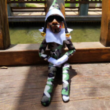 (Style P) 1/2pcs Snoop on A Stoop Christmas Elf Doll 2024 Christmas Decorations Festive Atmosphere Doll Ornament New Year Xmas Gift