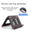 Foldable Laptop Stand Adjustable Notebook Bracket Portable Tablet Cooler Black 5