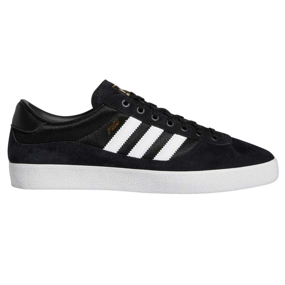 Adidas (5.5 Uk, Black) Mens Originals Puig Leather Trainers