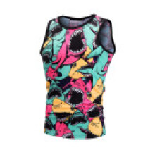 (Crocodiles,L)Camiseta Regata Masculina Gráfica Estampada 3D Academia Fitness Verão Colete Camisetas Sem Mangas