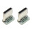 Replacement USB C male Head Connectors Vertical Board Plugs Socket Repairing 6