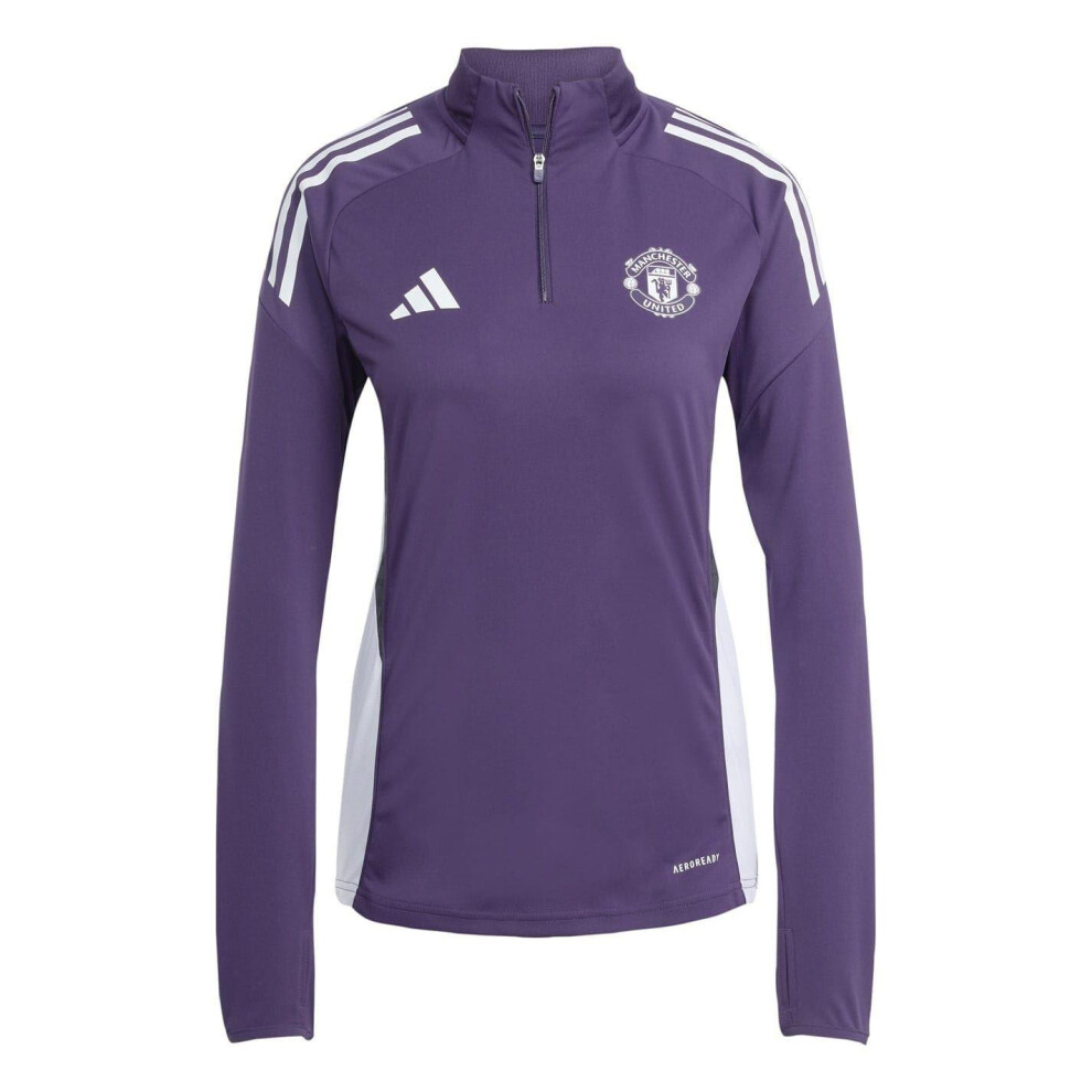 Adidas (12 Uk, Red) Womens/Ladies 2025/2026 Manchester United Fc Training Top