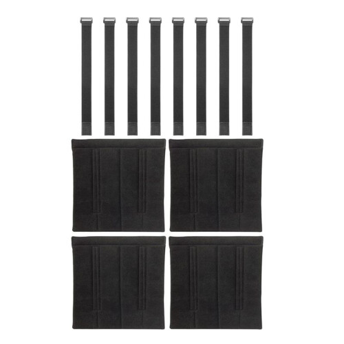 4 Pcs Bunk Bed Ladder Pads,with 8 Adjustable Hook & Loop Straps,Bunk Bed Ladder Cover,Ladder Step Pads Loft Bed