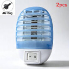 (Blue AU)Electric Fly Exterminator Indoor Mosquito Lamp For Kitchen Bedroom Dining Room