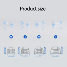 High Elasticity Silicone Eartips 4Pairs For NICEHCK C04 AntiSlip Earplugs 2