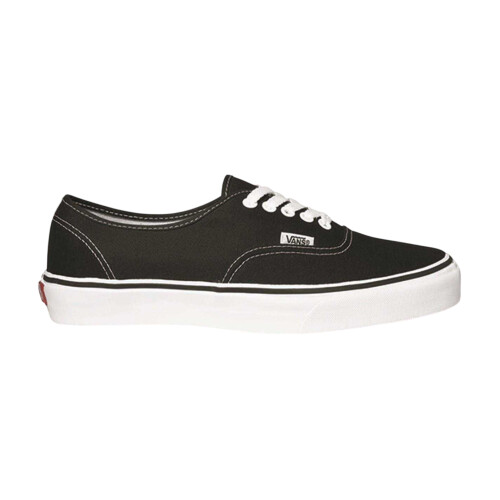 Vans (4 UK, Black/White) Vans Womens/Ladies Authentic Canvas Trainers
