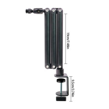 Adjustable Boom Arm Desk Stand for Recording and Online Classes