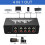 RCAs Stereo Input Selectors with Remote Switching for Desktop Sound Use 8