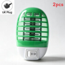 (Green UK)Electric Fly Exterminator Indoor Mosquito Lamp For Kitchen Bedroom Dining Room