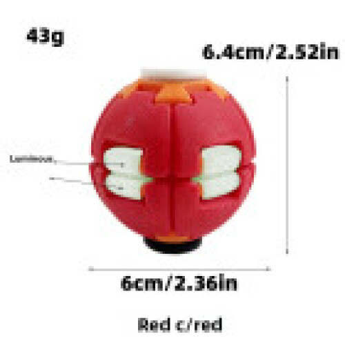 (Luminous Red)Pla Material Gyroscope Toy With Lighted Or Nonlighted Versions For Relaxation