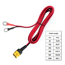 0.5/1/2/3/5/10m PVC battery charging wire with post ends for FPV 10 meters female head
