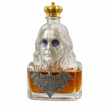 Ozzy Osbourne Scream 29th Anniversary Whiskey Bottle, Glass, Transparent