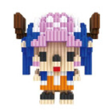 (Chopper,562pcs)One Piece Micro Diamond Luffy Robin Nami Chopper Zoro Usopp Building Blocks