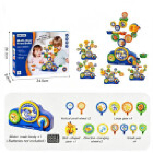(Dinosaur)Marine Theme Electric Gear Puzzle Blocks With Interactive Assembly Learning And