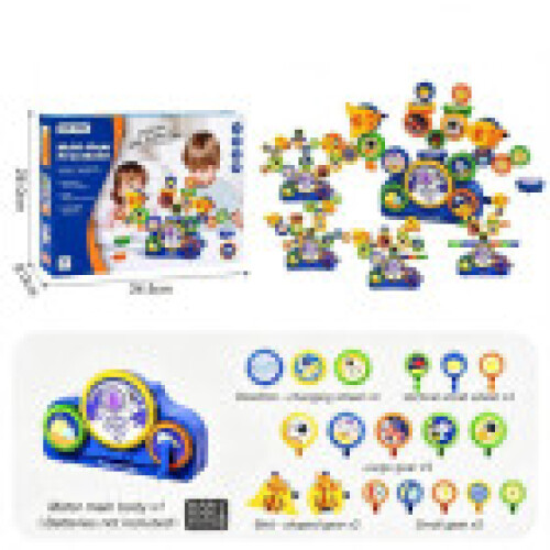 (Space)Marine Theme Electric Gear Puzzle Blocks With Interactive Assembly Learning And