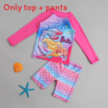 (Mermaid,2XL(Child))Toddler Swimwear With Cartoon Print And Breathable Material For Water Sport