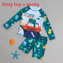 (Dinosaur Car,M(Child))Toddler Swimwear With Cartoon Print And Breathable Material For Water Sport