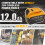 12.0Ah 2-Pcs Replacement Battery Compatible for Dewalt Battery 2