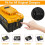 12.0Ah 2-Pcs Replacement Battery Compatible for Dewalt Battery 5