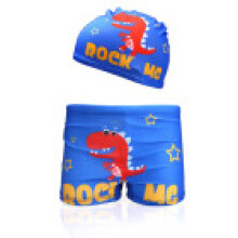 (Red Dino,L(Child))Toddler Boys Swim Pants With Polyester Material For Water Sports Pool Activities