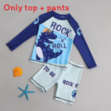 (Rock Dinosaur,XL(Child))Toddler Swimwear With Cartoon Print And Breathable Material For Water Sport