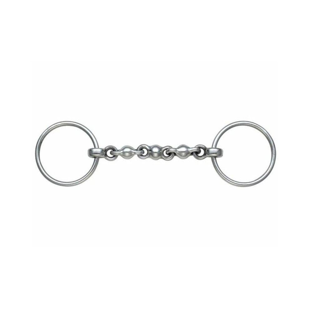 Photos - Equestrianism  Shires Waterford Horse Loose Ring Snaffle Bit(5.5in, Silver)