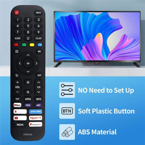 Replace EN2A30 Infrared Remote Control for  TV EN2A30 Remote Control 1