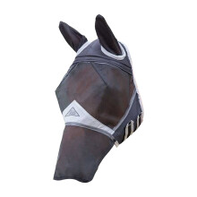 (Pony, Black) Shires Fine Mesh Horse Fly Mask With Ears & Nose