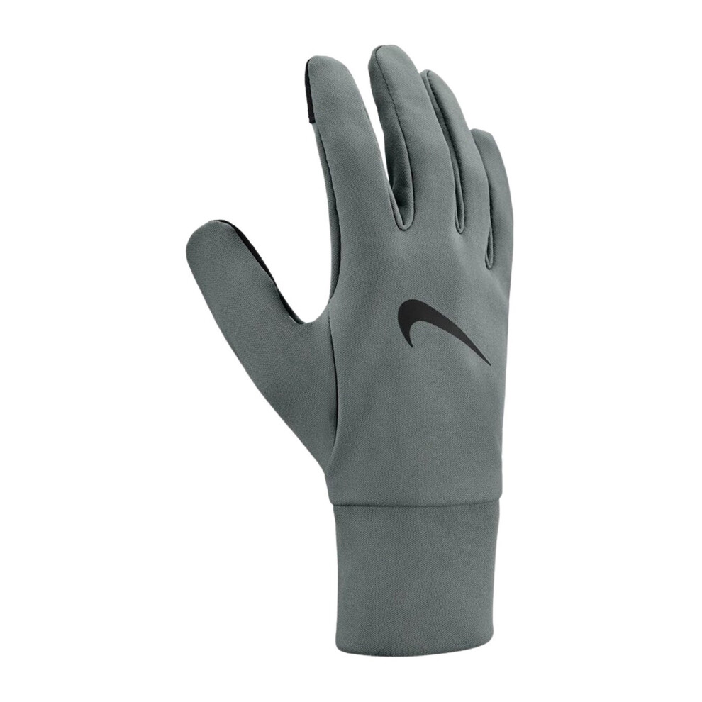 Nike (S, Grey) Mens Therma Fit Fleece Gloves