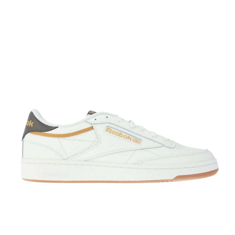 Reebok (4.5 Uk, Chalk) Mens Classics Club C 85 Leather Trainers