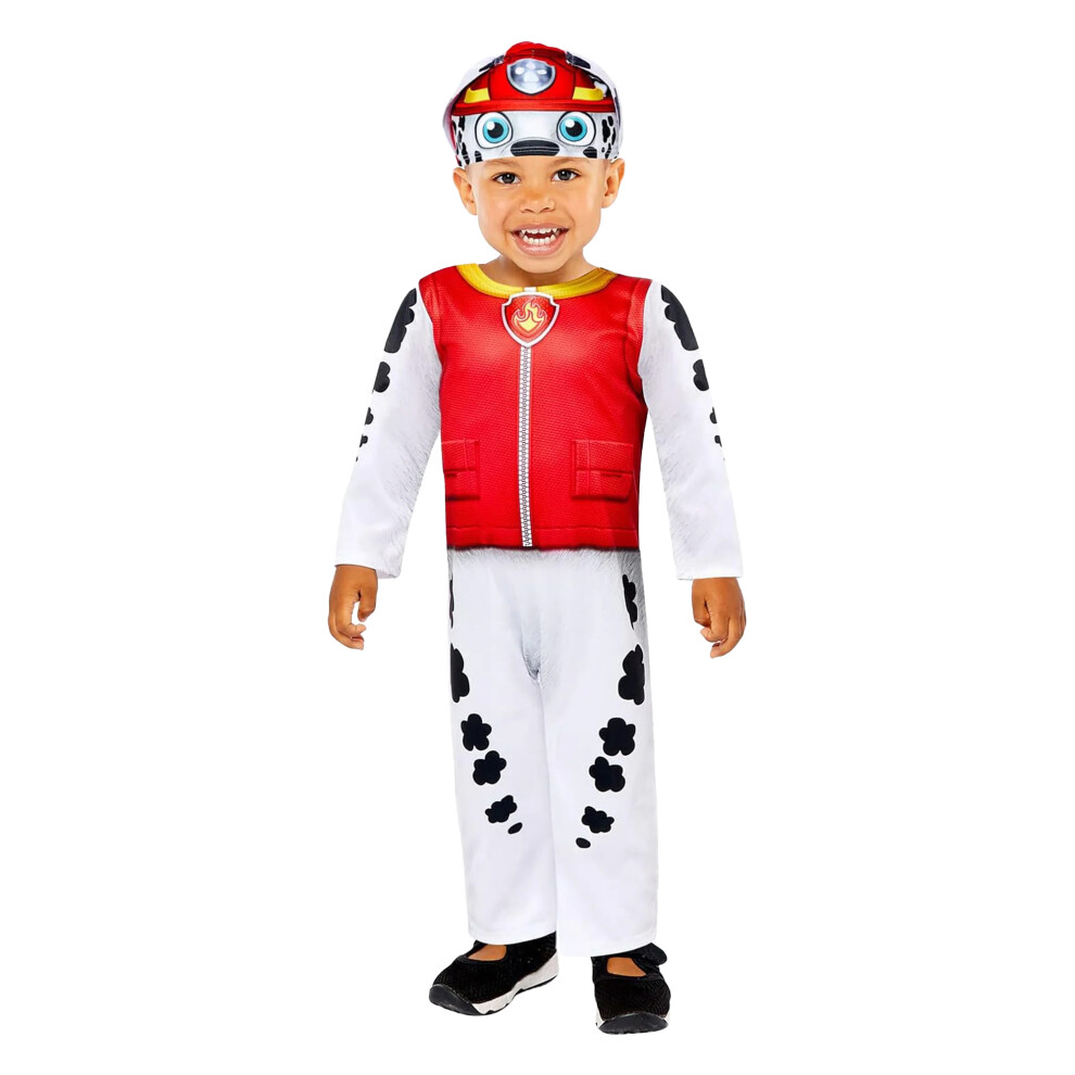 Paw Patrol (4 Years, Multicoloured) Childrens/Kids Classic Marshall Costume Set