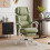 Homcom HOMCOM Vibration Massage Office Chair w/ Heat Reclining Function, Lime Green 2