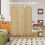 Homcom HOMCOM 3-Panel Folding Freestanding Privacy Screen, Natural Wood Finish 4