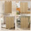 Homcom HOMCOM 3-Panel Folding Freestanding Privacy Screen, Natural Wood Finish 8