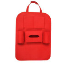 (Red)Auto Car Seat Back Organizer Holder Bag Stuff Multi Pocket Backseat Bags Hanging