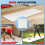 Synthetische Eisfliesen, 10er-Pack, UHMW-PE, 46,5 cm 8
