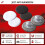 2x Set Applikator Pads 8-tlg Mikrofaser mit Griff 4