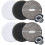 2x Set Applikator Pads 8-tlg Mikrofaser mit Griff 5