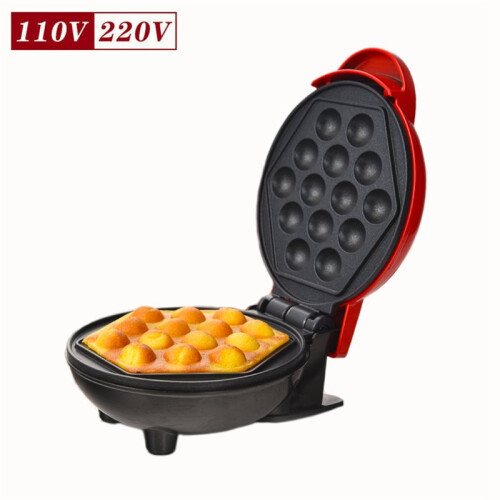Waffle Maker Tiny Hong  Egg Style Design Electric NonStick Baker Nonstick Surface Breakfast Machine EU Plug 2